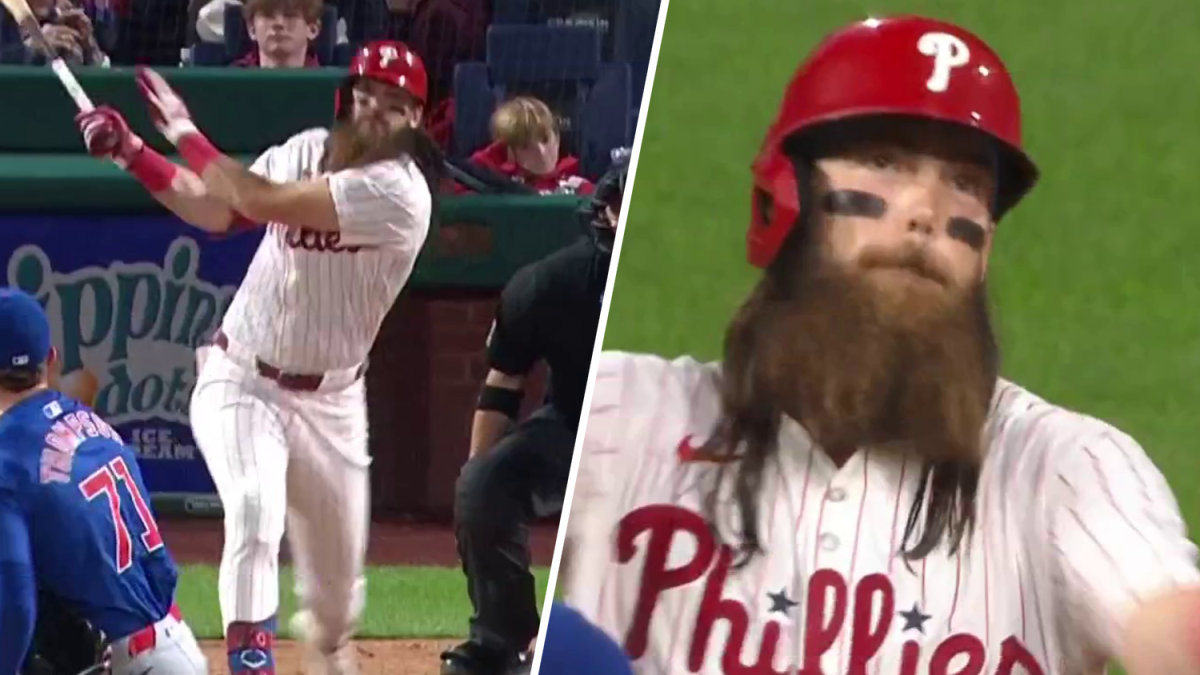 Brandon Marsh CLEARS THE BASES to add on to the lead! – NBC Sports