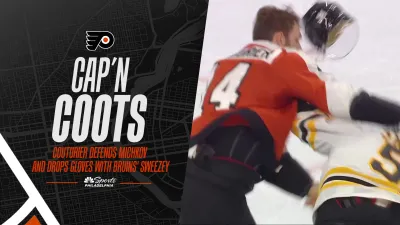 CAP'N COOTS: Couturier defends Michkov, drops gloves with Sweezey