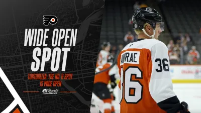 Tortorella discusses a spot that is ‘wide open' with Flyers