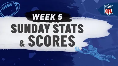 Stats and scores from Week 5 of the 2024 NFL season