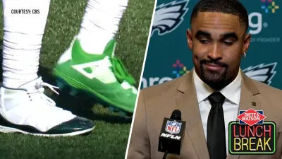 ‘That was a first' — Jalen-Two-Shoes explains cleat issue in Week 8