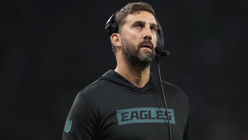 SAO PAULO, BRAZIL – SEPTEMBER 06: Head coach Nick Sirianni of the Philadelphia Eagles looks on during the fourth quarter against the Green Bay Packers at Arena Corinthians on September 06, 2024 in Sao Paulo, Brazil. (Photo by Wagner Meier/Getty Images)