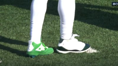 During Sunday's game against the Cincinnati Bengals, Philadelphia Eagles quarterback Jalen Hurts wore mismatched cleats, leading to the nickname "Jalen Two Shoes."