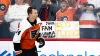 Couturier plays left winger on fourth line in Flyers' home opener