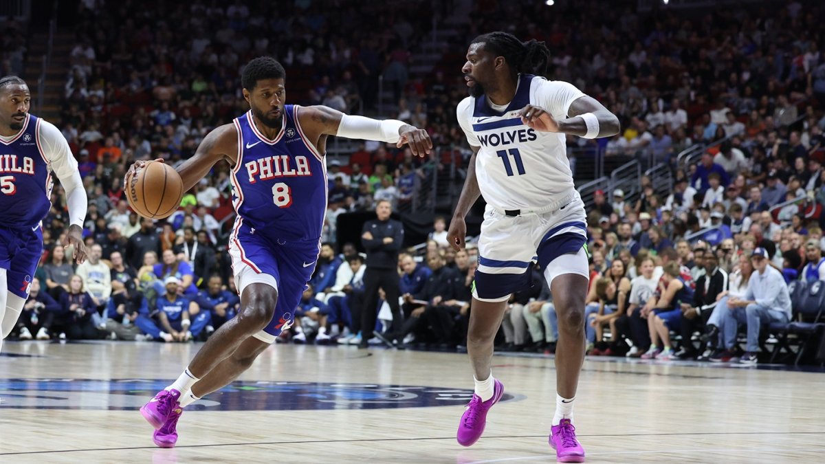 Paul George Posts 23 Points In Preseason Debut Sixers Fall To