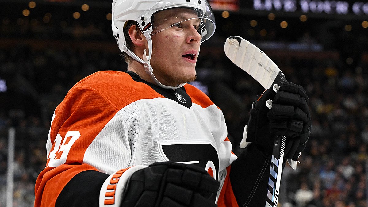 Flyers’ Matvei Michkov scores first NHL goal, then adds another NBC