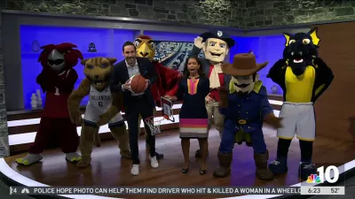 Big 5 mascots in studio to hype up Philly college basketball tip-off