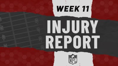 NFL Week 11 injury report, status updates