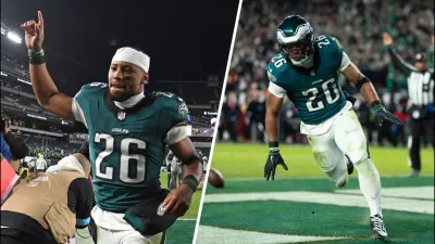 The Eagles are in awe of Saquon Barkley's performance vs. Commanders