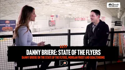 Danny Briere on the state of the Flyers, Morgan Frost and goaltending situation