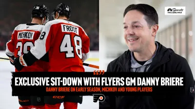 Exclusive sit-down with Briere on early season, Michkov and young players