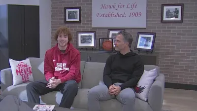 It's a family affair for St. Joe's basketball coach Billy Lange, son on Hawk Hill