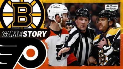 Michkov scores twice, Flyers blow 3rd period lead and Bruins win in overtime 4-3