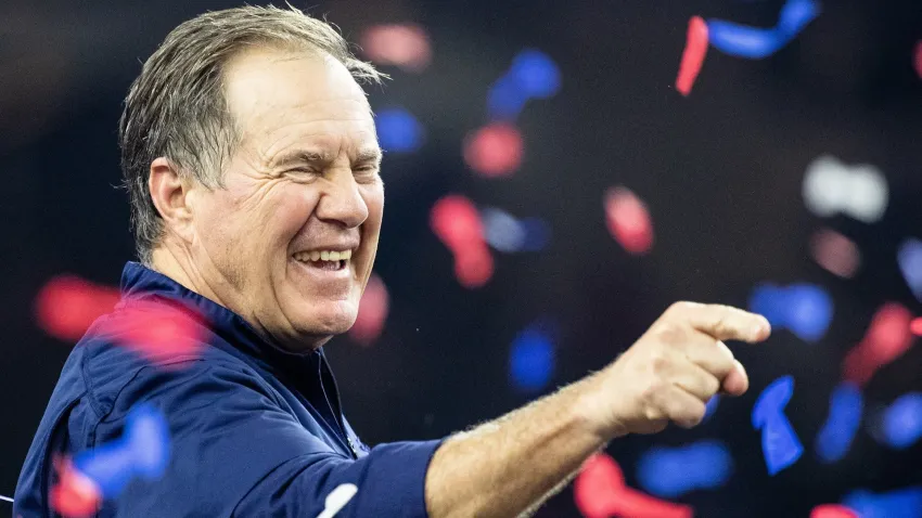 Bill Belichick smiles