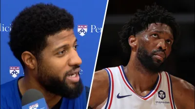 Paul George understands more than most how Joel Embiid feels amid injury woes