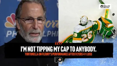 ‘I'm not tipping my cap to anybody' – Tortorella on Fleury's performance in Flyers 4-1 loss