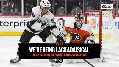 Cates: Flyers are playing ‘lackadaisical' when having lead