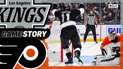 Michkov gets back on scoresheet, Flyers fall to Kings, 5-4