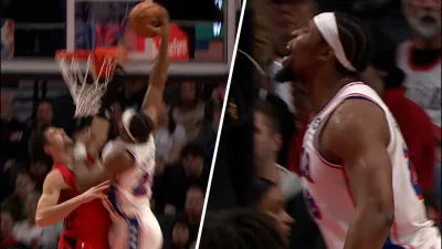 ‘That dude's got a family!' — Yabusele throws down massive dunk in Portland