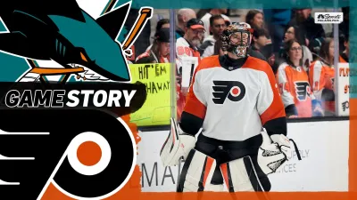 Ersson exits with injury, Flyers shut out Sharks, 4-0