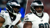 Eagles' Josh Sweat, Jordan Davis leave Commanders game with injuries