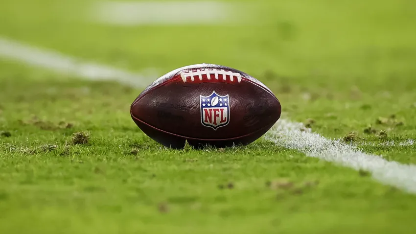 A general view of an NFL football