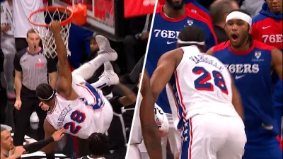 Guerschon Yabusele throws down another poster dunk vs Nets