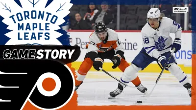 Flyers battle but fall to Maple Leafs in return home