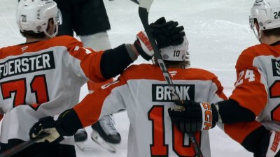 Brink gets scoring started for Flyers early in 1st period