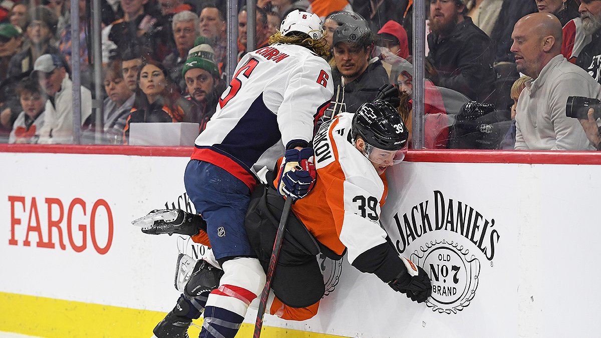 Michkov's 2 goals not enough as Flyers give up lead, lose 5th straight