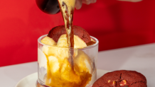 Red Velvet Affogato at Phillies ballpark