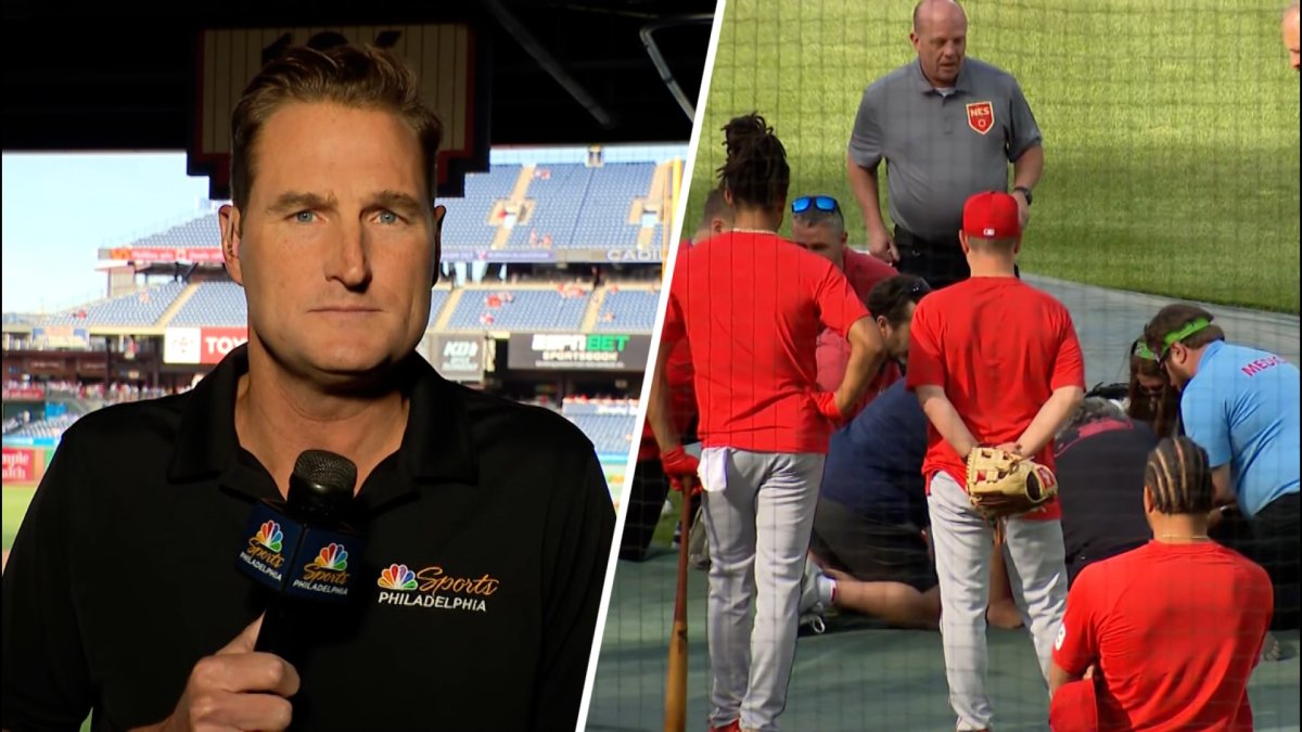 Washington Nationals staff member collapses during batting practice on Wednesday
