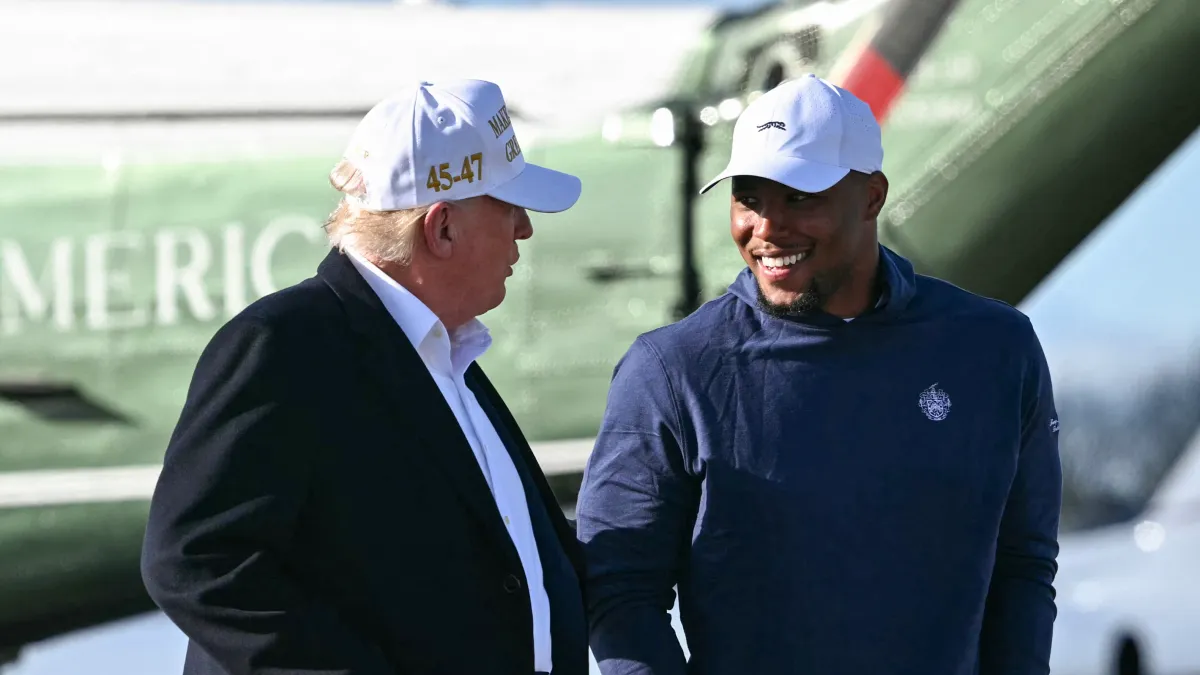 Saquon Barkley responds to backlash after visit with Donald Trump