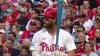 Phillies star Bryce Harper swings blue bat in gender reveal for new baby