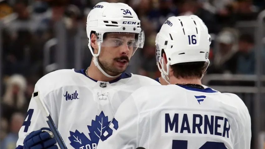 Auston Matthews and Mitch Marner