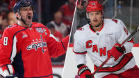Alex Ovechkin and Sebastian Aho