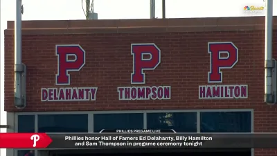 Phillies honor three hall of famers on Thursday night