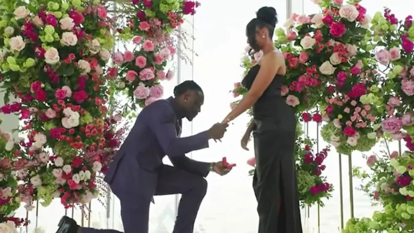 Philadelphia Eagles' star wide-receiver A.J. Brown proposes to his longtime girlfriend, Kelsey Riley.