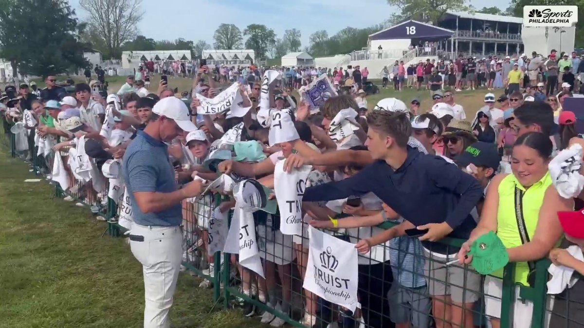 Career Grand Slam winner, Rory McIlroy, gets shown a lot of love from ...