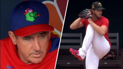 Thomson on Nola's next steps after ‘touch and feel' bullpen session