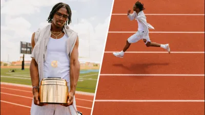 Texas HS sprinter sets national record in 100m, wins Gatorade POY