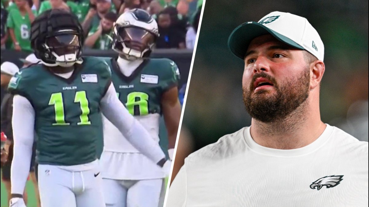 watch-landon-dickerson-go-down-at-eagles-open-practice-nbc-sports