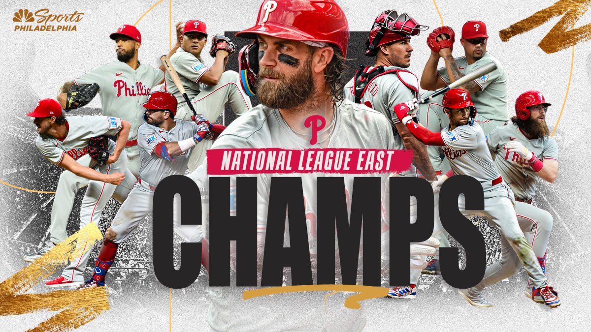 Phillies are NL East champs! Watch the celebration here