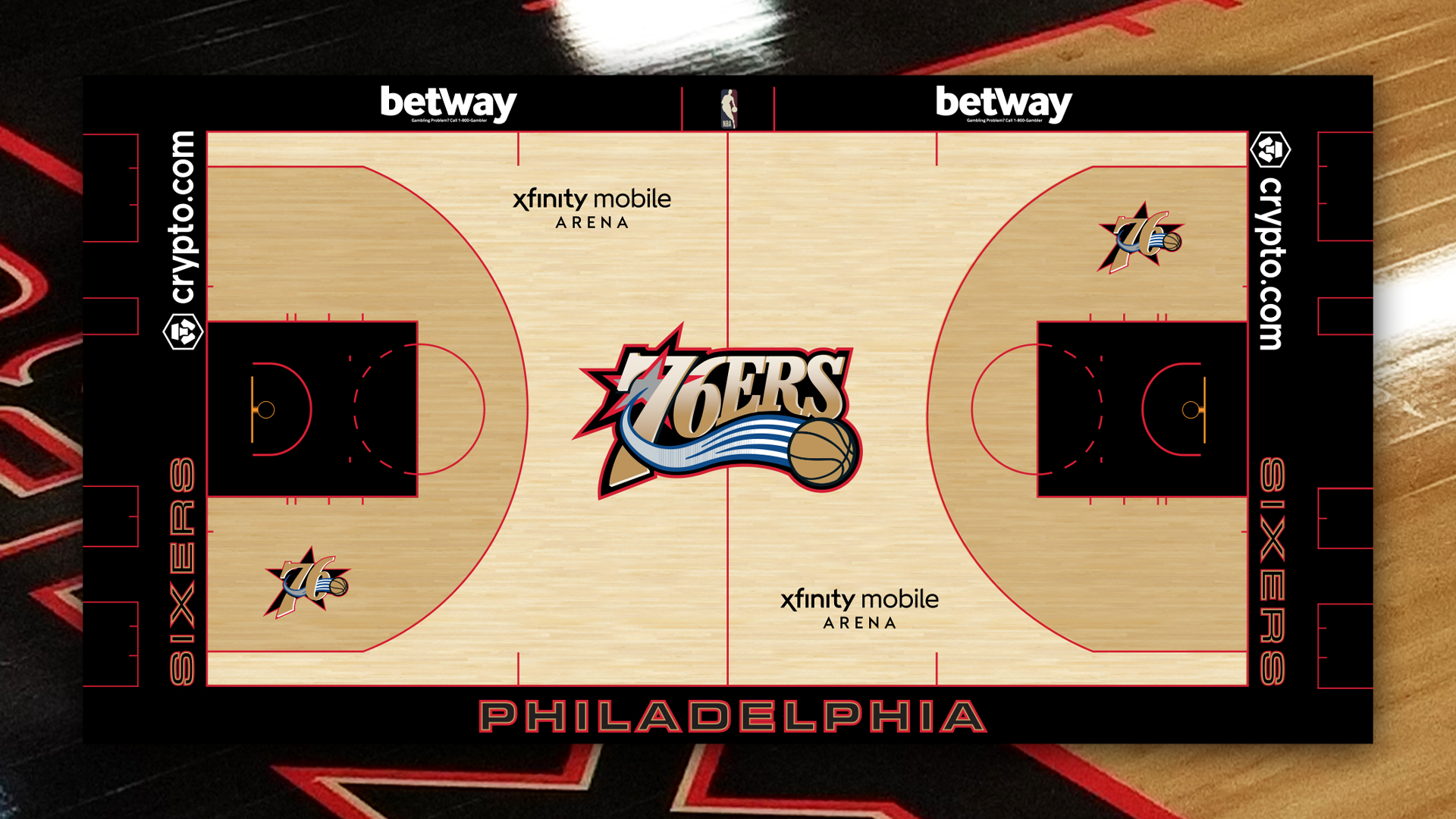 Sixers unveil 25th anniversary court for 2000-01 East champs – NBC ...