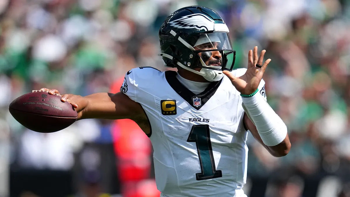 How the Eagles rediscovered the forward pass in Week 3 vs. Rams – NBC ...