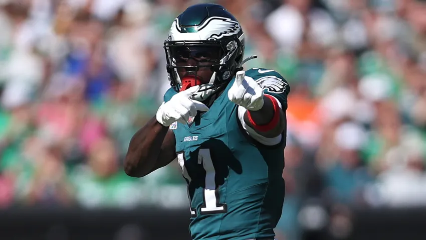 Eagles wide receiver A.J. Brown