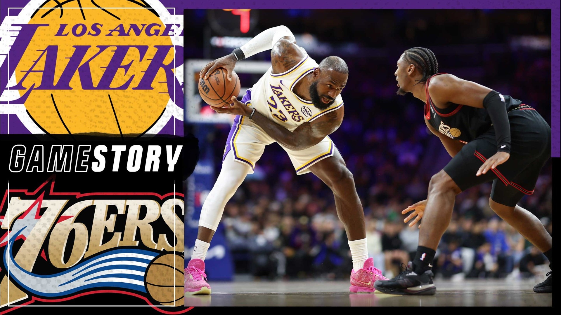Watch Sixers vs Lakers highlights LeBron James takes over – NBC