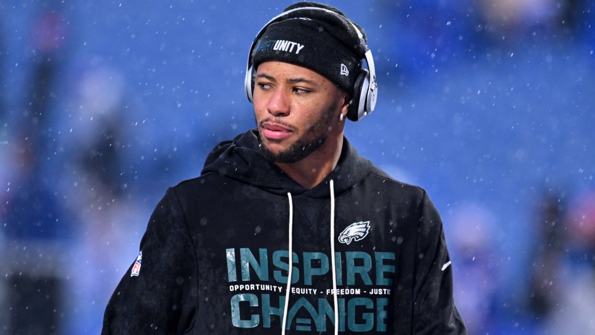 Image for Saquon Barkley explains why he'll be peeking when the 49ers are on offense