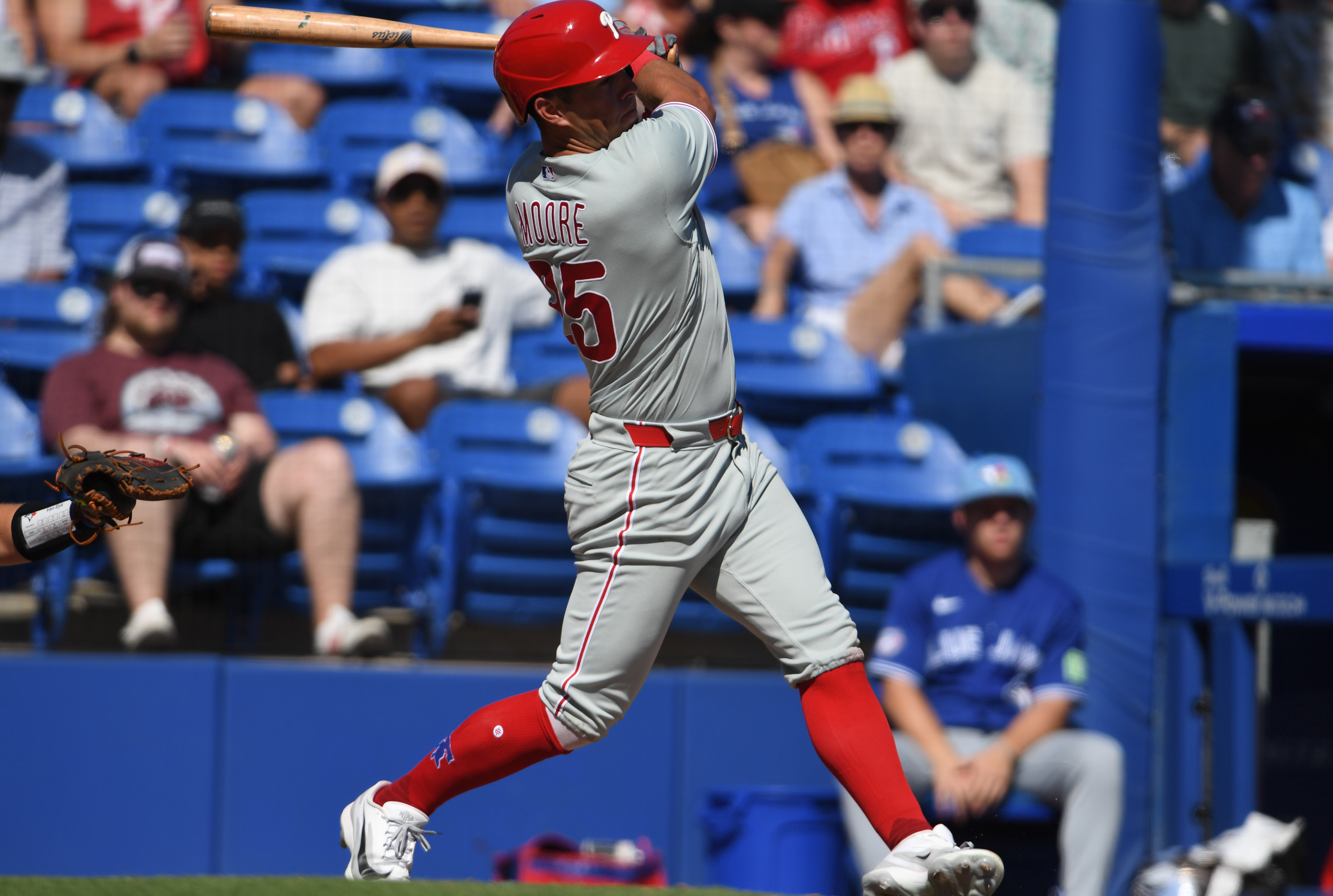 Dylan Moore embraces uncertainty in fight for Phillies' spot