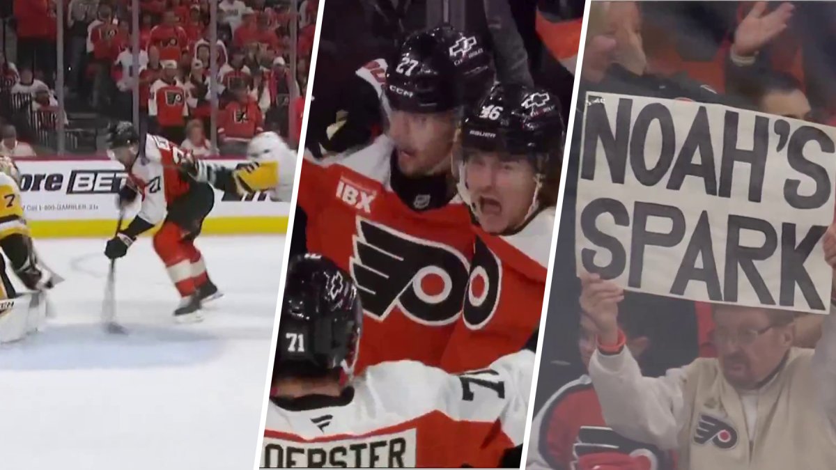 Noah Cates unleashes filthy move to make it 4-2 Flyers late in the ...